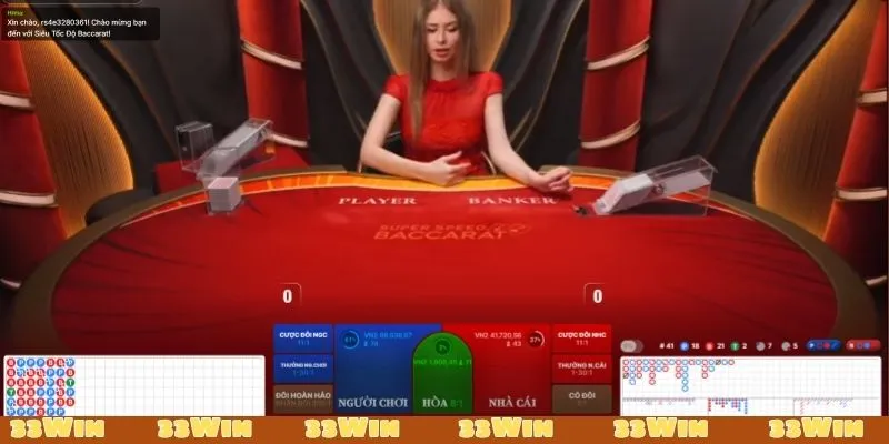 Bàn cược baccarat tạo ấn tượng mạnh với hội viên