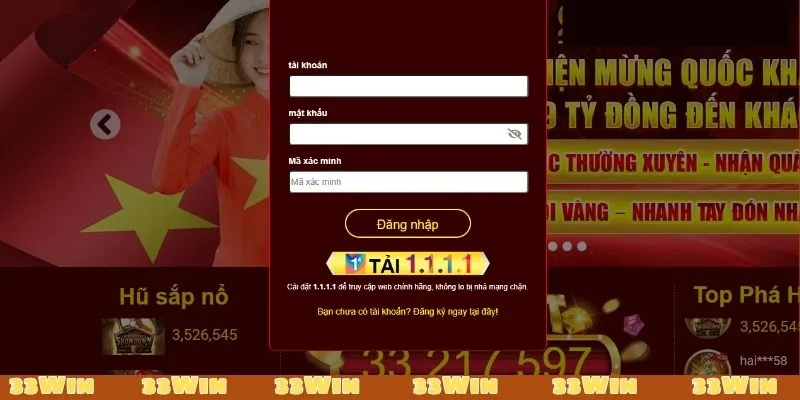 Cung cấp dữ liệu vào biểu mẫu đăng nhập được yêu cầu