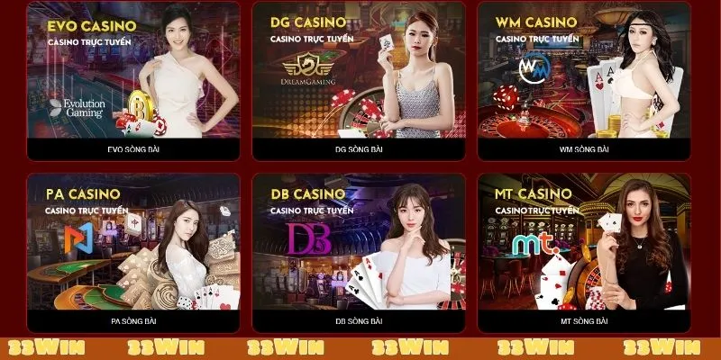 Giải trí casino đẳng cấp với phiên cược livestream trực tiếp