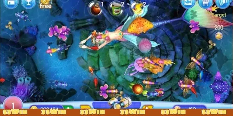 Tăng tốc độ bắn để hạ gục sinh vật biển thành công